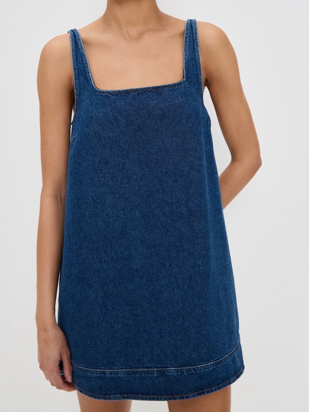 Reformation Myla Denim Mini Dress